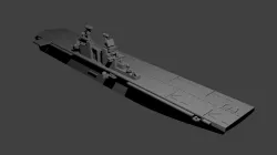 US Wasp Class Helicopter Carrier 3D print model
