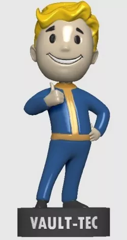 VAULT BOY - VAULT MAN - FALLOUT fan art 3D print model