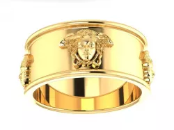 Versace Medusa Band Ring  3D print model