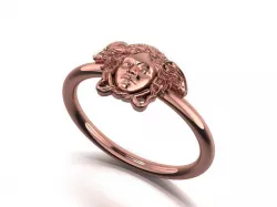 Versace Medusa Ring 3D print model