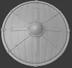 viking shield 4 3D print model