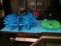 Vortex coil frame (center and sides)