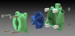 Water pump 3D print model