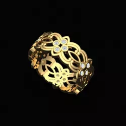Wedding Ring 3D print model