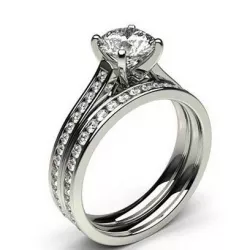 Wedding Ring Set 3D print model