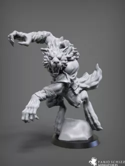 Werewolf 3D print model