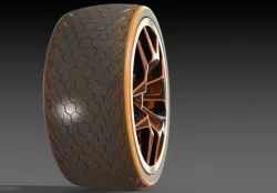 Wheel 3D model 3D print model