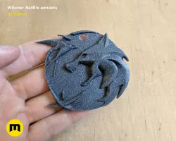 Witcher Netflix amulets  3D print model