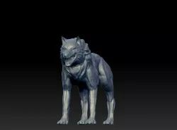 wolf animal 3D print model
