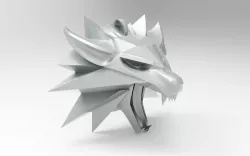 Wolf School Medallion and Pendant  3D print model