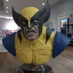 Wolverine Bust 3D print model