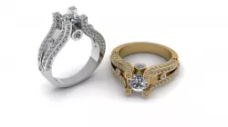 womans ring 1918 3D print model