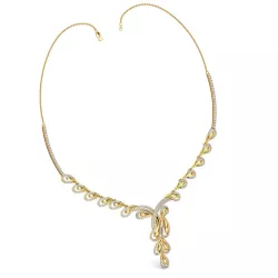 Women necklace-earrings set 3dm stl render detail 3D print model