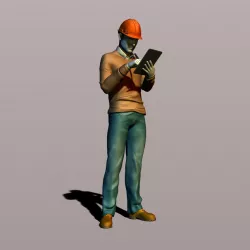 Work tester records readings 3D print model