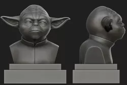  Yoda jedi master 3D print model