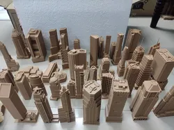100 High Detailed New York Buildings and Skyscrapers 3d print