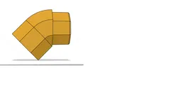 45° Push Fit connector Multiboard