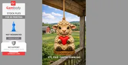 Adorable Lamb with Heart - 3D Printer Files | Gambody Stock