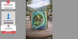 Advertising Fantasy Book Nook Cottage - STL files | Gambody Stock