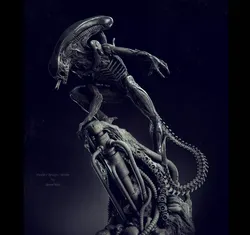 Alien Statue Fanart
