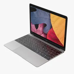 Apple MacBook Space Gray 3D Model $39 - .obj .fbx .c4d .ma .max