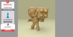 Brock (Original) Brawl Stars - 3D Print Model | Gambody Stock