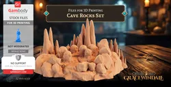 Cave Rocks Set by Gracewindale - STL Model
