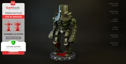 Cherno Alpha Pacific Rim - STL files for 3D Printing
