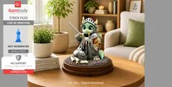 Cute Fantasy Warrior Dragon - 3D Files | Gambody Stock