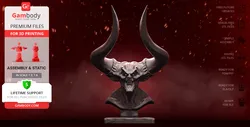 Darkness Legend Bust 3D Models & STL Files