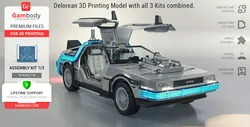 DeLorean Car BTTF 3D model kit 1 - STL files