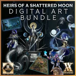 Digital Art Bundle - Heirs of a Shattered Moon