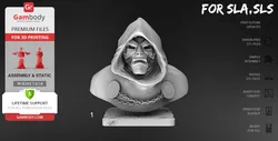 Doctor Doom Bust - 3D STL Models