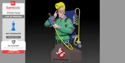Egon Spengler The Real Ghostbuster - STL files for 3D Printing | Gambody Stock