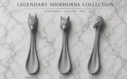 Fantasy Shoehorns - Wolf, Eagle, Dragon