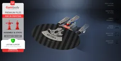Galaxy X-Class Dreadnought Kit - Star Trek 3D Models
