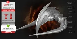 Gambody STL files of Dramiel EVE Online for 3D Printing