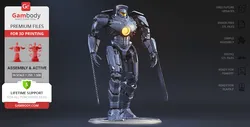 Gipsy Danger Pacific Rim - STL files for 3D Printing