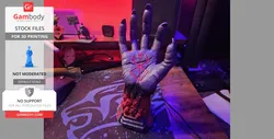 Hand Berserk Fan Art - STL files for 3D Printing | Gambody Stock