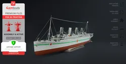 HMHS Britannic Pack - Watercraft 3D Models