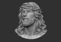 Jesus Head pendant 2