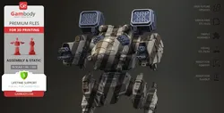 Mad Cat MkII Weapon Pack - Mech 3D Models