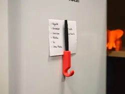 Magnetic memo clip