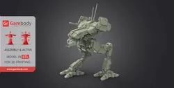 MechWarrior Online Locust - STL files for 3D Printing