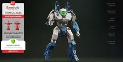 MWO Phoenix Hawk - Mech 3D Print Models