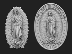 Our Lady of Guadalupe Medallion Set