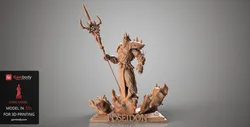 Poseidon Smite - STL files for 3D Printing
