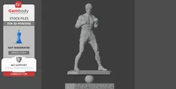 Rocky Balboa - STL files for 3D Printing | Gambody Stock
