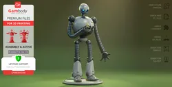 Roz The Wild Robot - STL Files & 3D Models