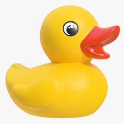 Rubber Duck 02 3D Model $9 - .fbx .obj .max